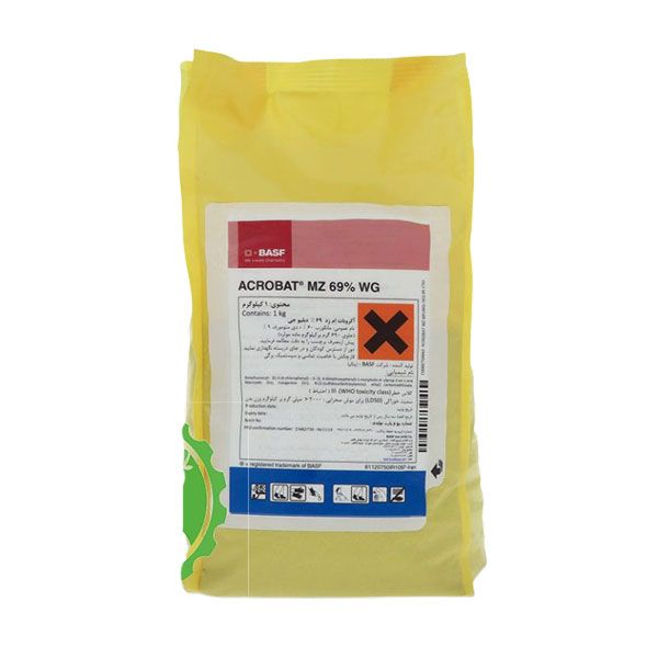 پودر قارچ کش و حشره کش مدل mz آکروبات وزن  1000 گرم